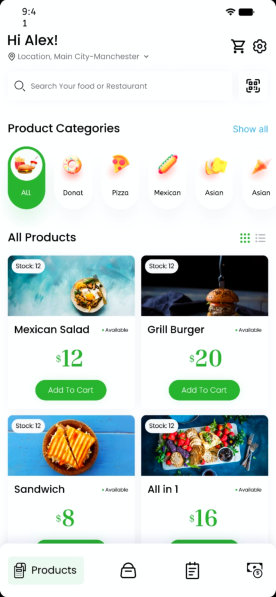 JOOS dashboard on mobile